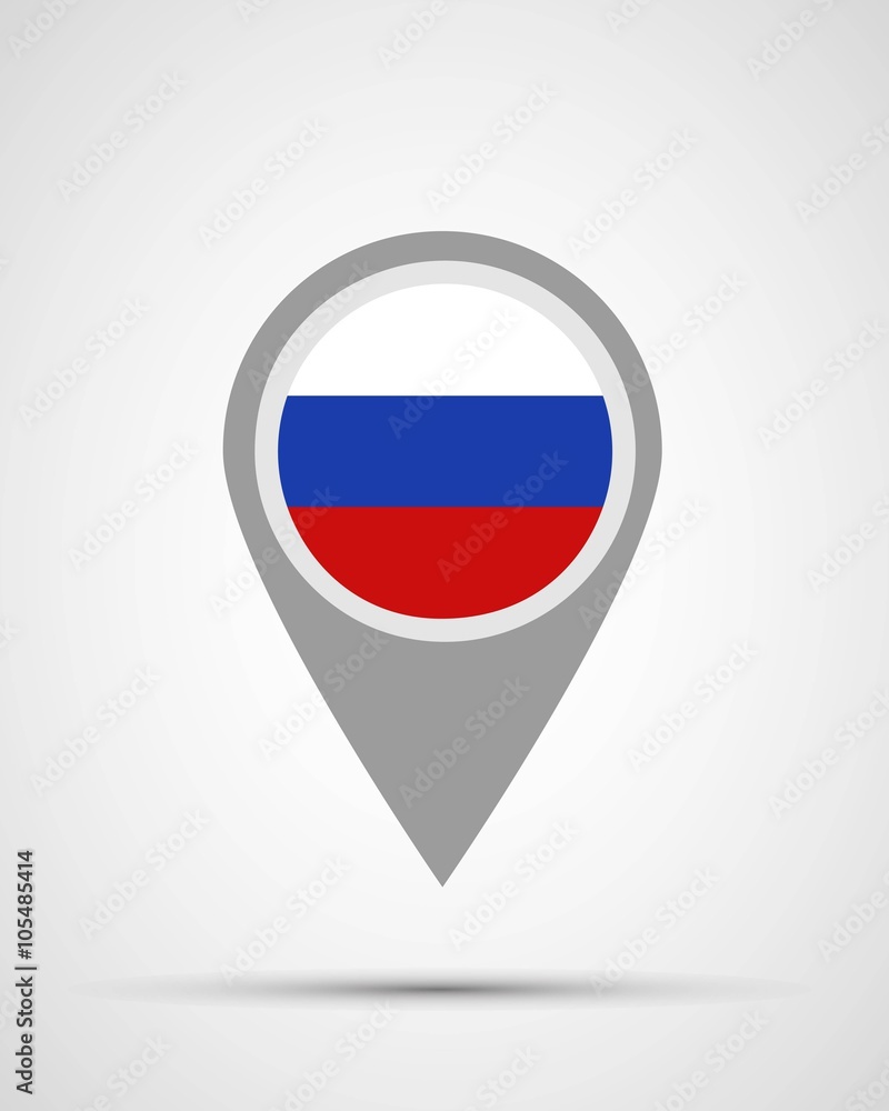 Russia flag location Russia flag location