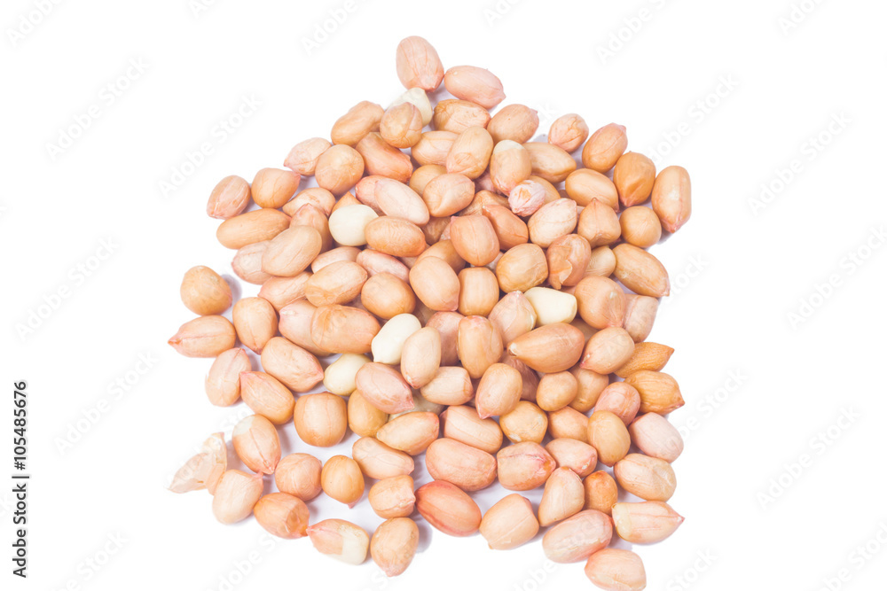 Close-up image of peanuts isolated on white background
Close-up image of peanuts isolated on white background