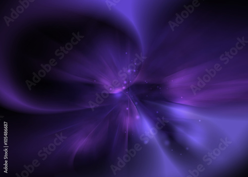 Purple swirl shiny abstract background with glitter