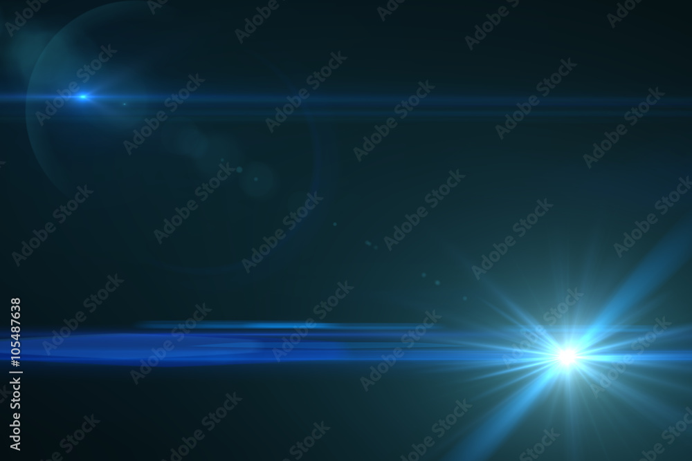 Naklejka premium Lens flare effect