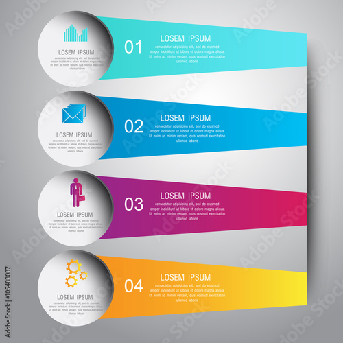 Vector infographic business template design. Can be used for wor