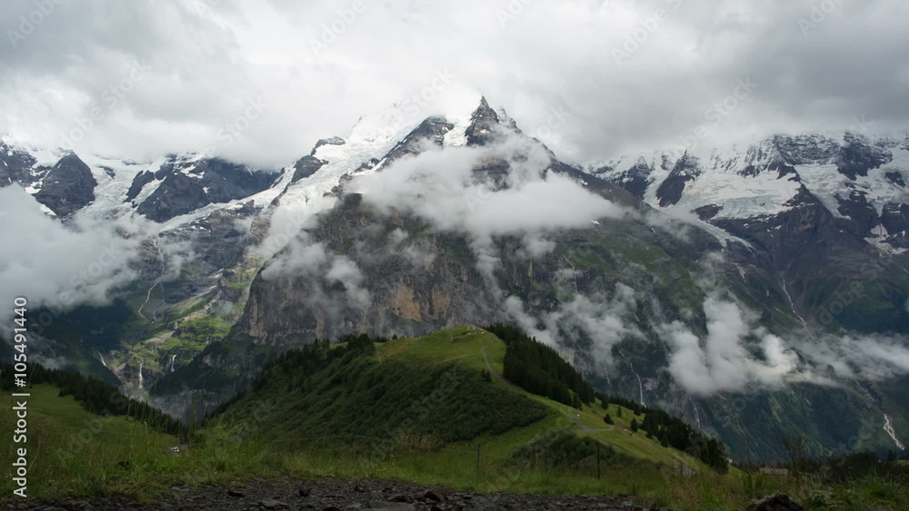 Great mountain in the Swiss Alps Great mountain in the Swiss Alps
