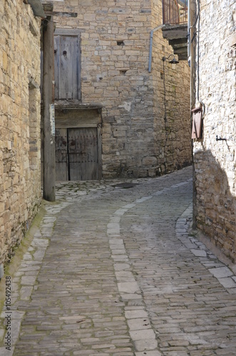 Fototapeta Naklejka Na Ścianę i Meble -  cobblestone street Lefkara Cyprus