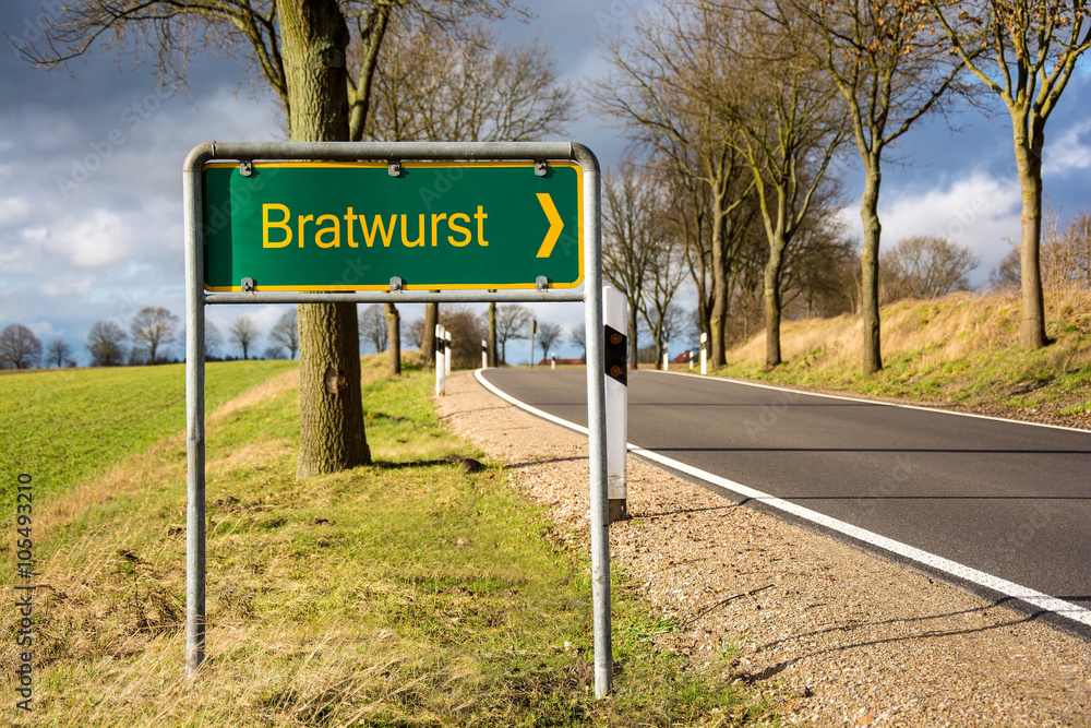 Schild 96 - Bratwurst