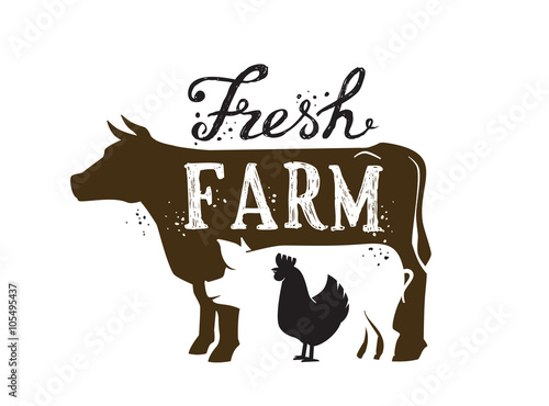 Farm Animal and text