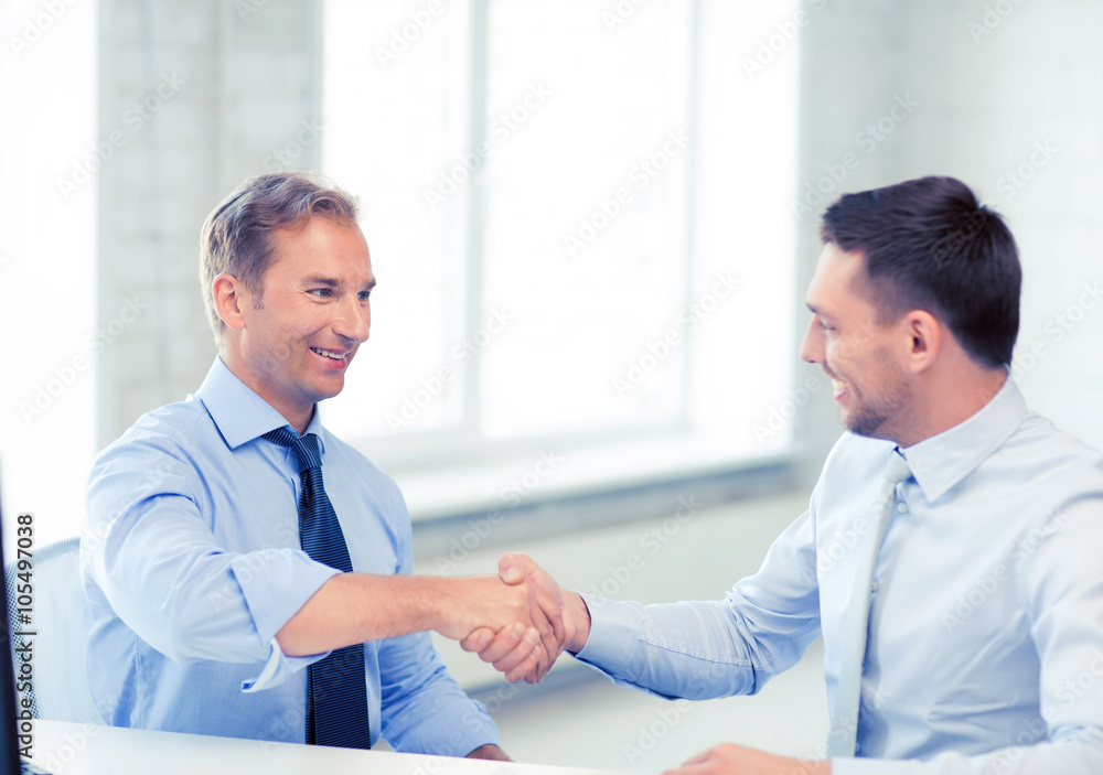 custom made wallpaper toronto digitalbusinessmen shaking hands in office