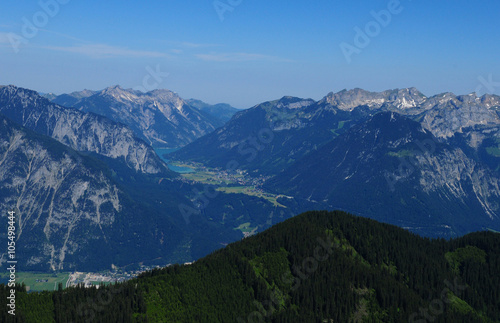 Zillertal: Luftaufnahme vom Spieljoch