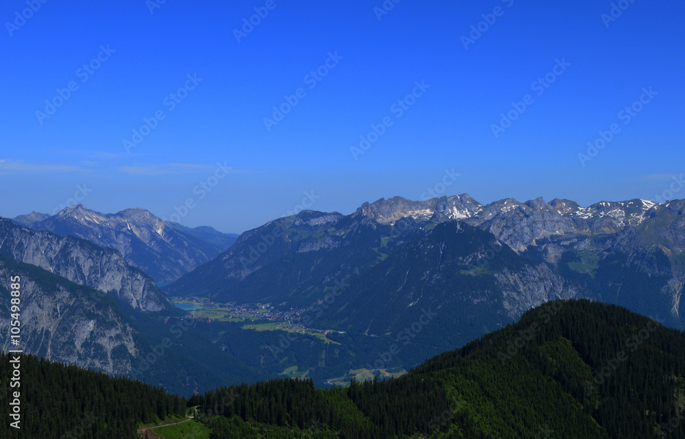 Zillertal: Luftaufnahme vom Spieljoch
