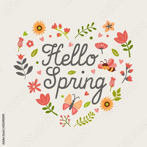Hello Spring design template