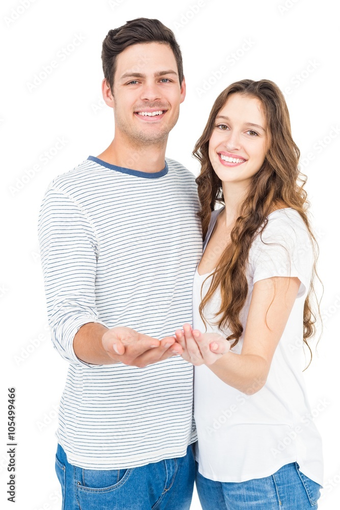 Couple standing empty hand Couple standing empty hand