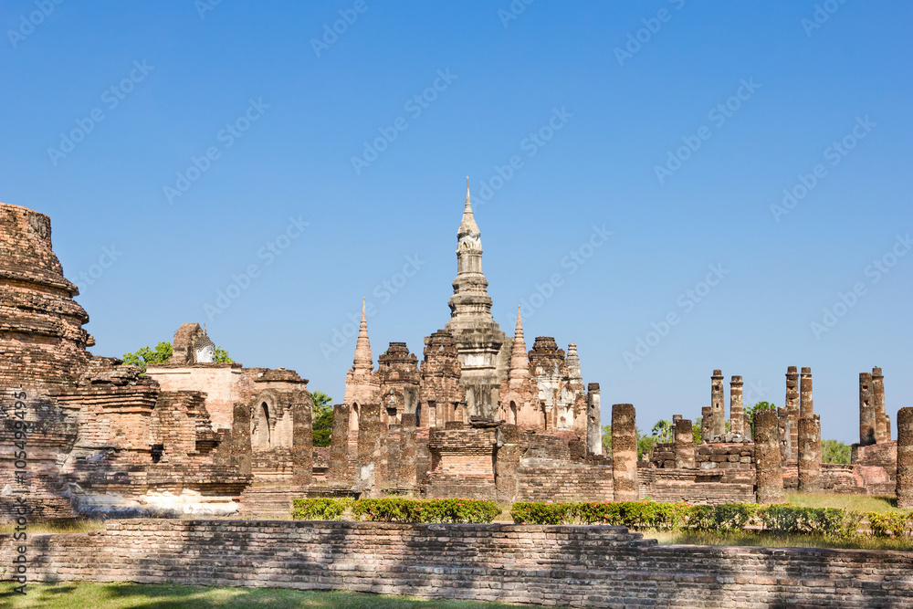Fototapeta premium Sukhothai historical park, Sukhothai, Thailand.