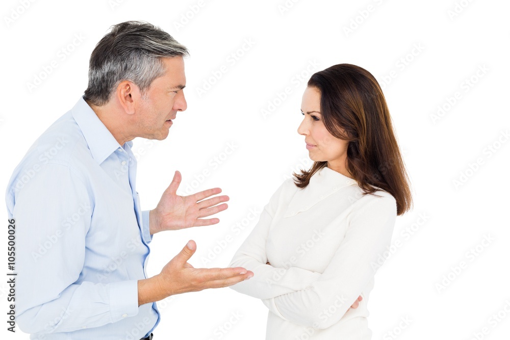 Angry couple arguing Angry couple arguing