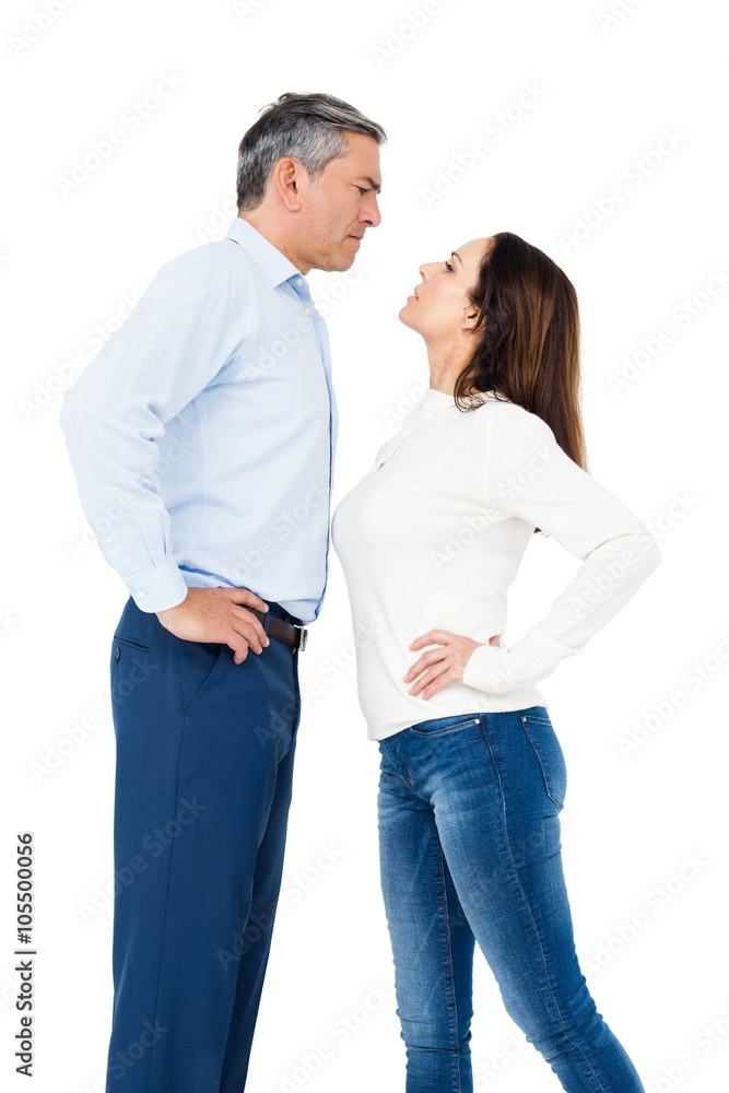 Angry couple arguing Angry couple arguing
