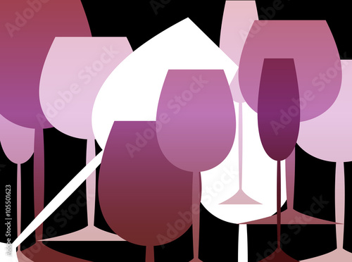 Glass background
