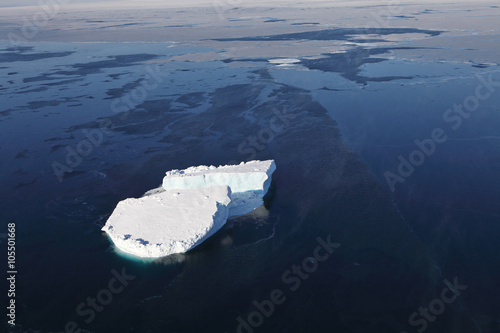 Iceberg aerial view