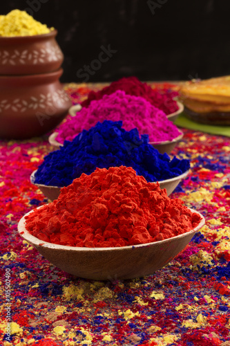 
Holi, celebration of colors.An Indian festival
