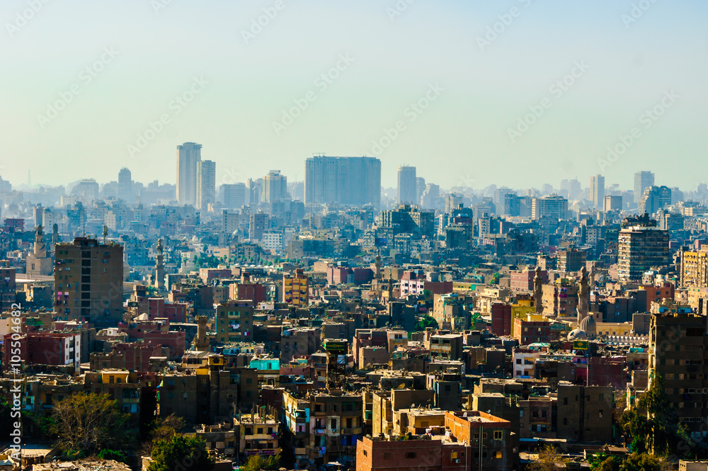 Cairo (Egypt) city view photo,beautiful view on the capital with