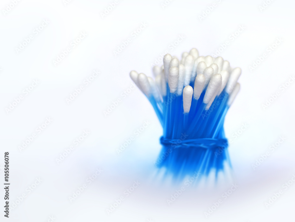 Cotton Spinning ear on white background Cotton Spinning ear on white background