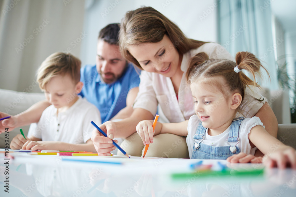 Family drawing Family drawing