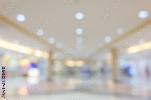 image blur department store shopping mall, business center