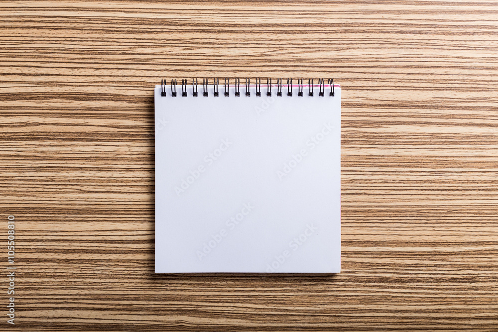 Blank notepad Blank notepad