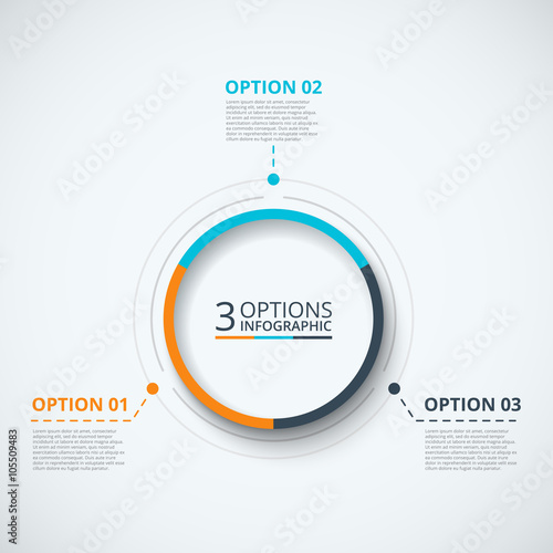 Vector infographic design template.