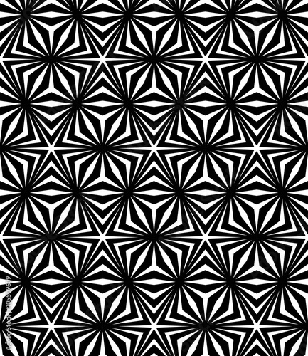 Vector modern seamless sacred geometry pattern trippy, black and white abstract geometric background, pillow print, monochrome retro texture, hipster fashion design