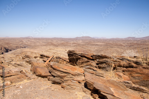 Looking over Mountains of Kuiseb Pass, Namibia.