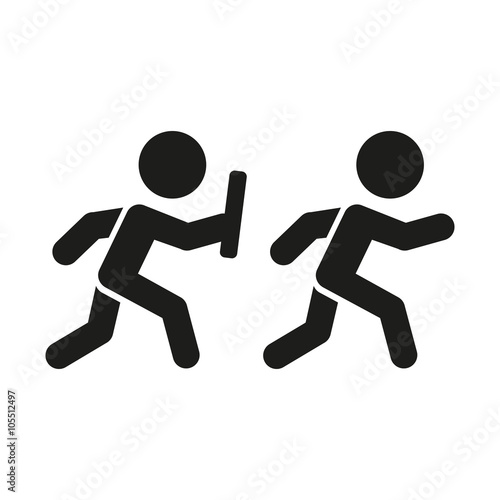 Relay Pictogram. Vector