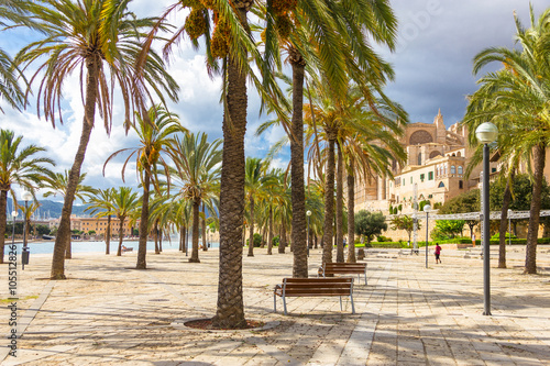Beautiful view of Mallorca city, Balearic Islands © MF