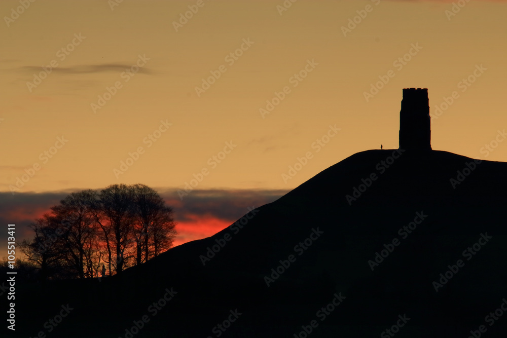 Glastonbury Tor at Dawn