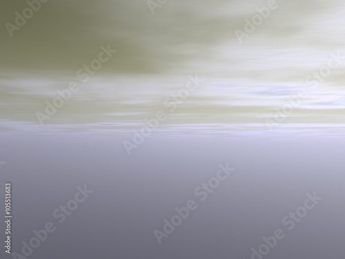 View of the sky with grey clouds and purple environment. Without land and objects