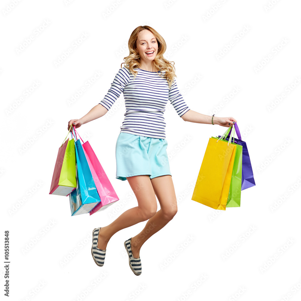 Customer jumping Customer jumping