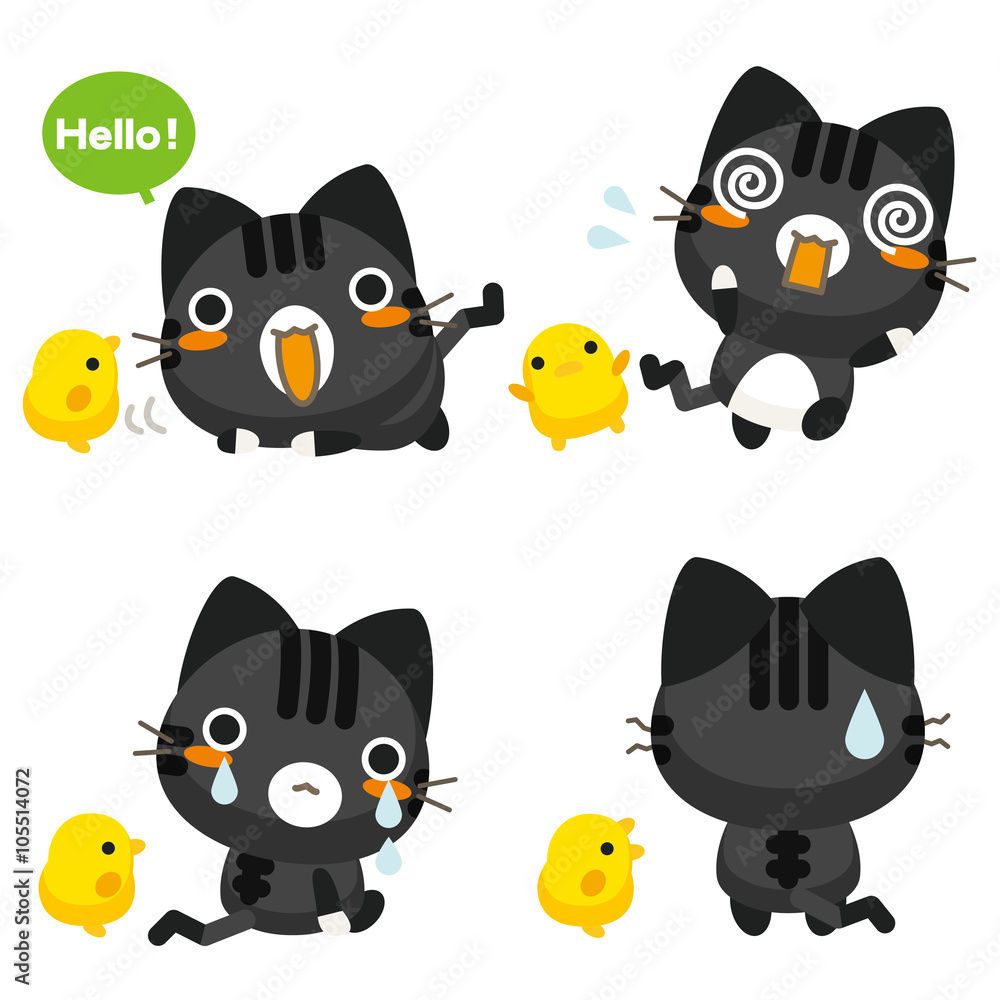 ネコとーく。黒トラ 表情 ネコとーく。黒トラ 表情