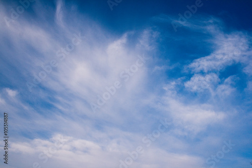 Sky view with clouds