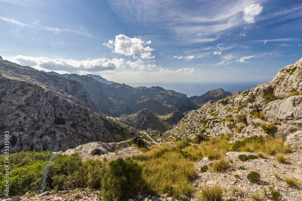 Obraz premium Beautiful view of Sa Calobra on Mallorca Island, Spain