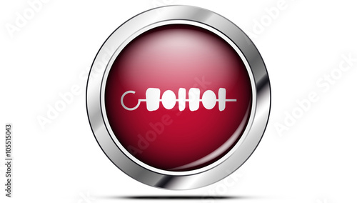 Picto brochette rouge