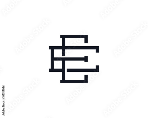 E Monogram Letter Logo