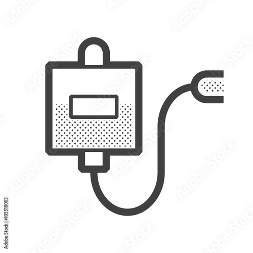 Medical Pharmacist, saline bag icon