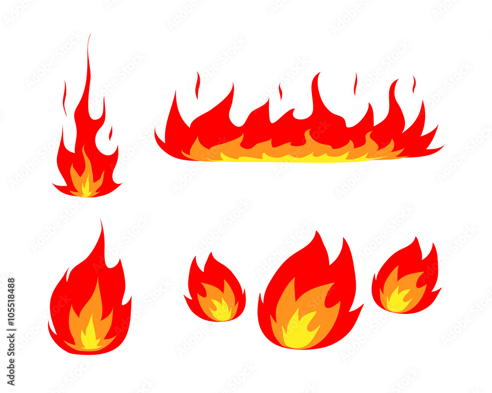 Fire Icon Set, a hand drawn vector illustration set of fire and flames, perfect for your project's decoration. Fire Icon Set, a hand drawn vector illustration set of fire and flames, perfect for your project's decoration.