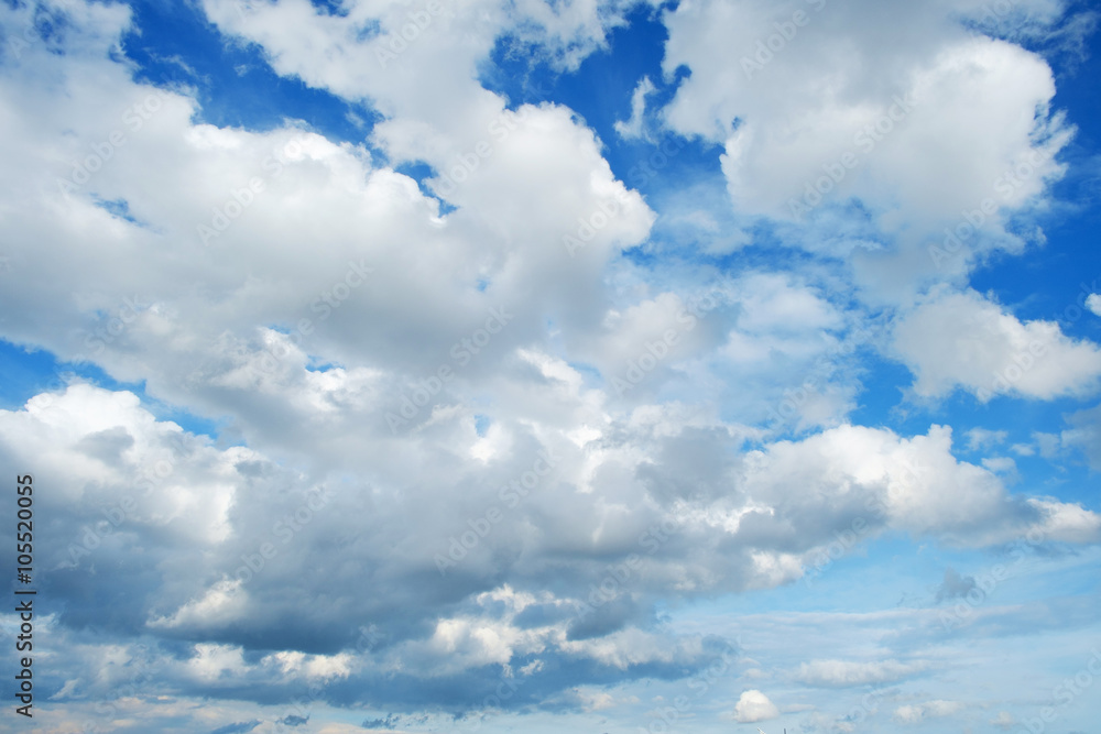 Obraz premium blue sky and clouds background