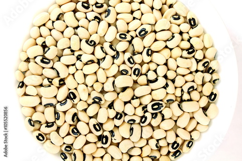   Black eye peas beans in bowl   photo