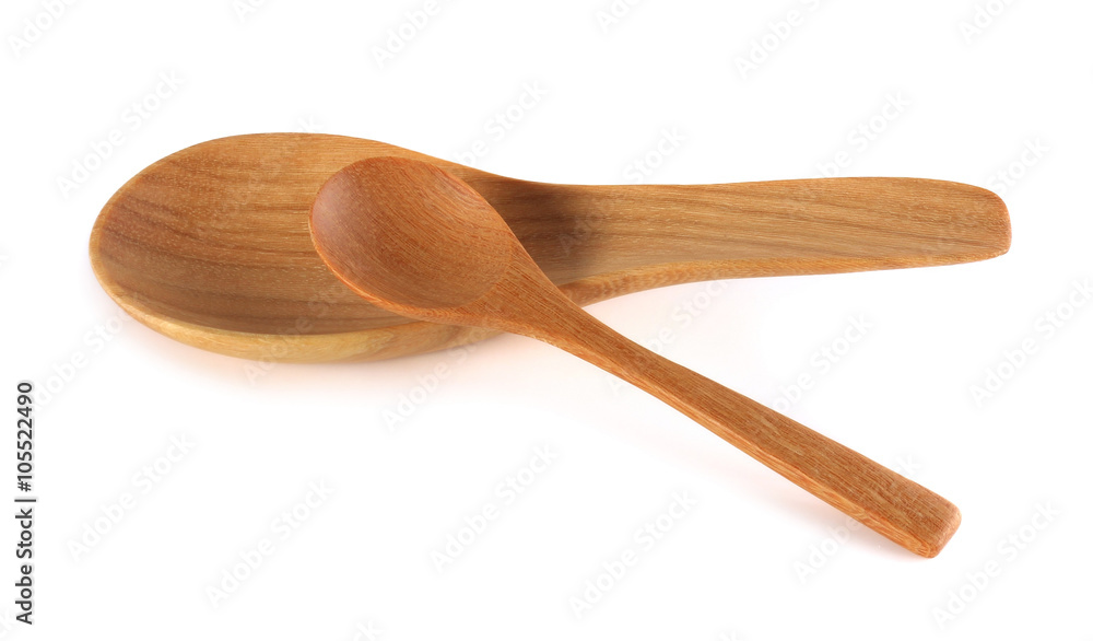Wooden Spoon isolated on white background Wooden Spoon isolated on white background
