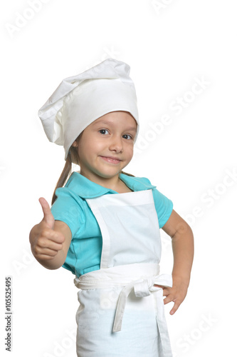  Smiling kitchen girl 