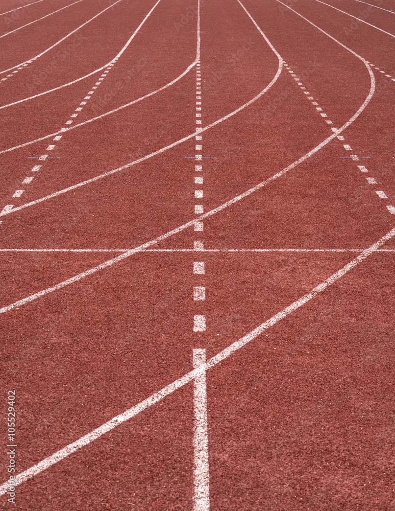 Fototapeta premium Running track texture