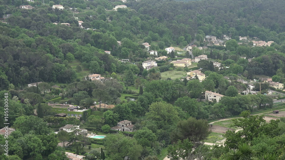 Rural scene in countryside outside St Paul de Vence, France Rural scene in countryside outside St Paul de Vence, France