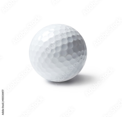 golf ball, isolated on white