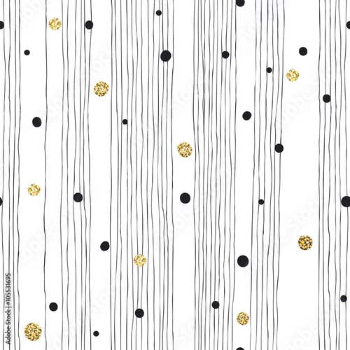 Tapety Ręcznie rysowane wzór na białym tle z cienką linią a