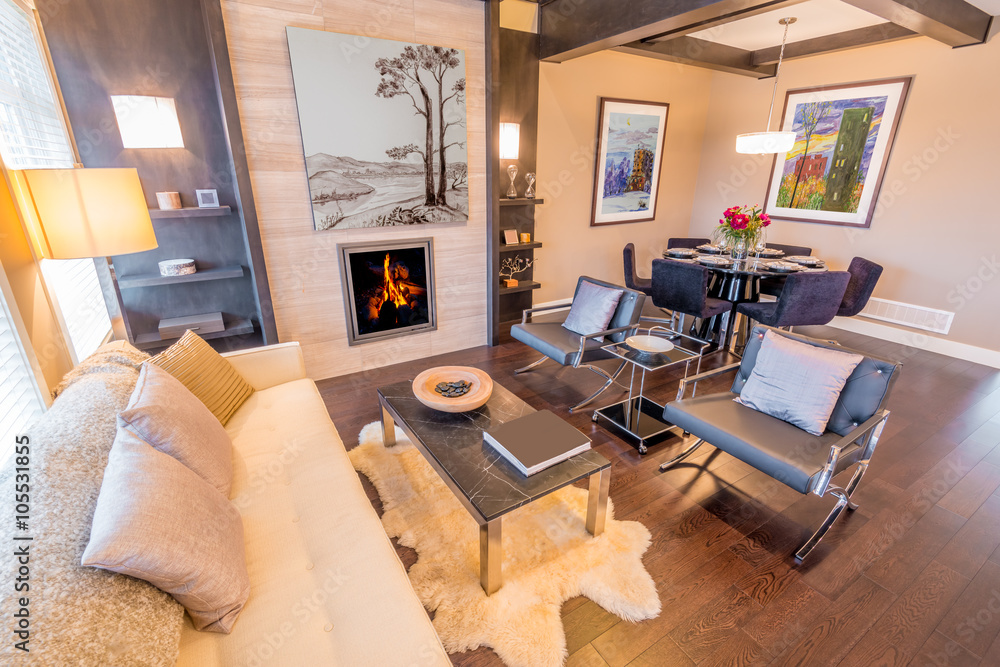 Interior design of a luxury living room Interior design of a luxury living room