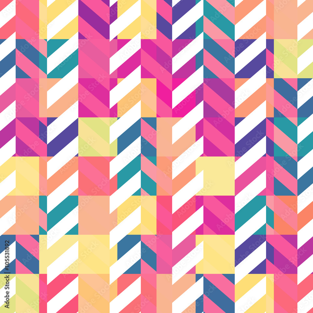 Seamless colorful geometric pattern Seamless colorful geometric pattern